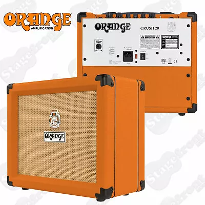 $233 • Buy ORANGE CRUSH 20 COMBO TWIN CHANNEL 20w GUITAR AMP *BRAND NEW*