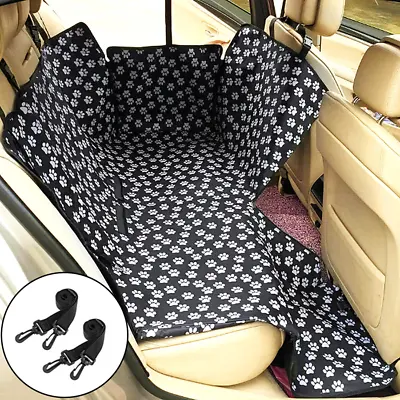 Pet Car Seat Cover Dog Safety Protector Mat Rear Back Seat Hammock Cushion Pad • £12.95