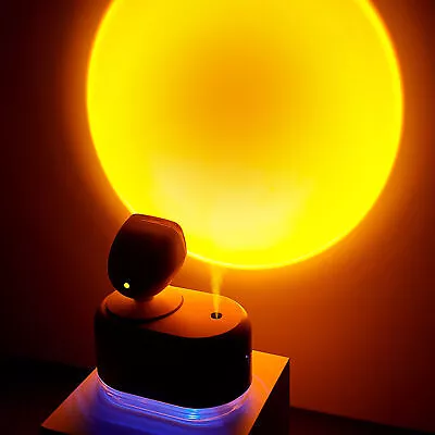 Sunset Projection Lamp Humidifier Home Mist Maker Ambient Light • $18.47