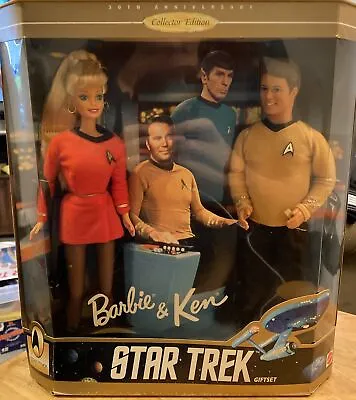 Barbie & Ken STAR TREK Giftset 30th Anniversary Collector Edition Vintage 1996 • $29.99