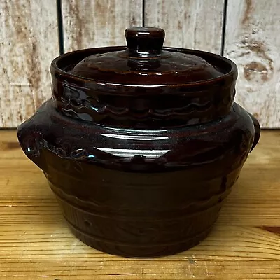 Vintage Marcrest Stoneware Daisy Dot 2 1/2 Quart Bean Pot  • $31.50