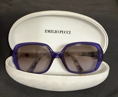 Vintage Emilio Pucci Sunglasses EP639S 512 59[]17 135 Purple Made In Italy • $114.99