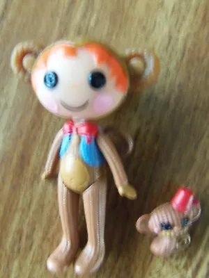 MGA LaLaLoopsy Mini  Ace Fender Bender Monkey  & Pet Monkey Doll  • $4.50