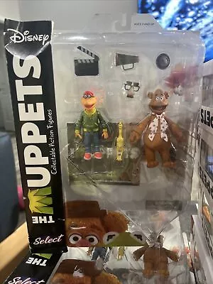 Muppets Fozzie Scooter Action Figure Playset Multi Pack Diamond Damaged Box • $24