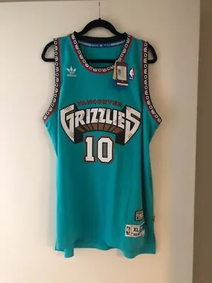 Vancouver Grizzlies Away Adidas NBA Swingman Jersey Shirt Mike Bibby #10 XL NWT • $84