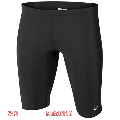 Nike Men's Solid Swim Jammers Swim Wear Swim Bottom Swimsuit Suit Black 30 • $24