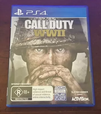 Call Of Duty WWII ( PS4 Game ) • $12.50