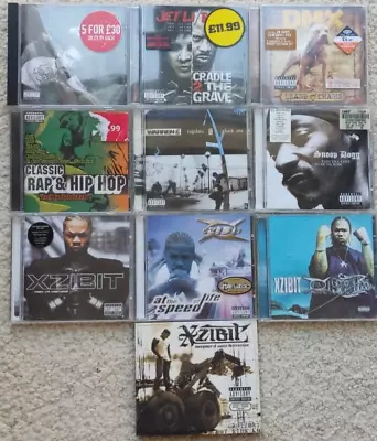 RAP & HIP HOP CLASSIC ALBUMS Xzibit Snoop Dogg DMX House Of Pain Warren G Cradle • £20