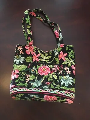 Vera Bradley Quilted Shoulder Purse/Small Tote- Retired (2007) Botanica Print • $10