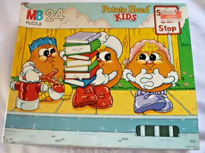 Vintage Milton Bradley 1986 Potato Head Kids 24Pc Puzzle W/Box* Complete • $15.99