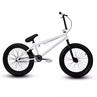 Elite Stealth White 20 In BMX Bicycle 20 In Top Tube • $279.99