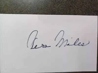 Vera Miles Authentic Hand Signed Autograph 3X5 CARD - PSYCHO FAMOUS ACTRESS  • $2.24