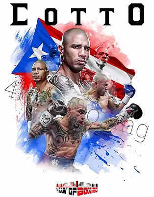 Miguel Cotto Boxing 11x17 Poster 4LUVofBOXING WH New PR • $17.99