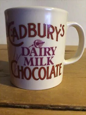 £4 • Buy Cadbury’s Dairy Milk Chocolate Mug Staffordshire Tableware England Vintage/Retro