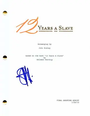 Steve Mcqueen Signed Autograph  12 Years A Slave  Full Movie Script - Oscar Win • $299.60