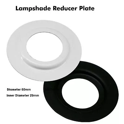 Reducer Ring Plate / Light Fitting Washer / Metal Lamp Shade Adaptor Converter • £4.89