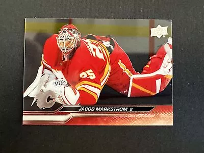 2023 Upper Deck Series 2 Hockey Jacob Markstrom Clearly Glass • $1