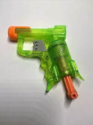 NERF N-Strike JOLT Dart BLASTER Mini GREEN Sonic USED 2014 • $4