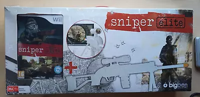 Sniper Elite Rifle Bundle Nintendo Wii Wii U PAL Complete • $100