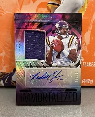 Randall Cunningham 2020 Illusions Patch Auto  #d 30/30 Vikings GAME WORN #IJ-RCU • $67.95