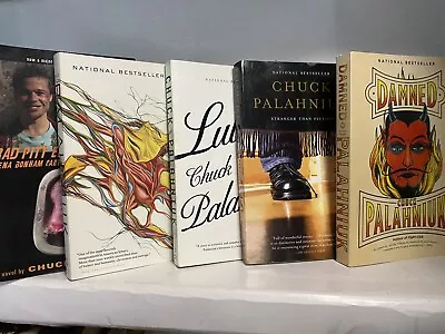 Chuck Palahniuk~Lot Of 5~DamnedRantFight ClubLullabyStranger Than Fiction • $24