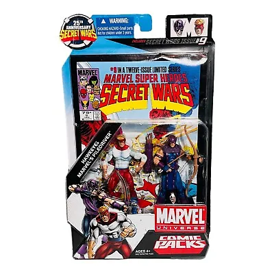 NOC Marvel 25th Anniversary Comic 2 Pack - Hawkeye & Piledriver Secret Wars 9 • $49