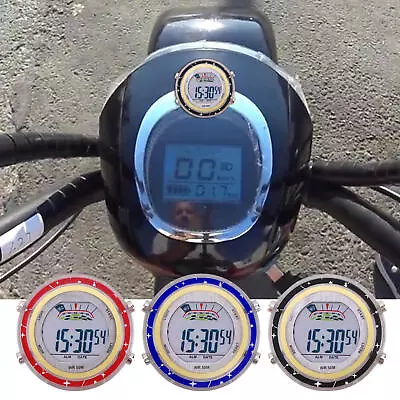 Motorcycle WatchWaterproof Handlebar Clock With Glowing DialMotorcycle Clocks • $9.43