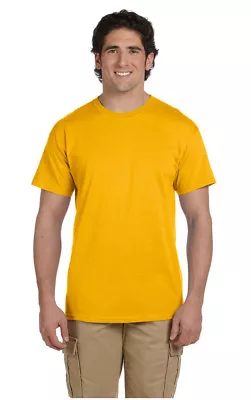 Gildan Mens Short Sleeves Heavy Weight Cotton 6 Oz S-5XL T-Shirt M-G200 • $8.78