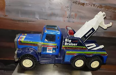 Vintage 1980s Buddy L Big Bruiser Toy Tow Truck Ramp Chrome Grill 1980s • $24.99