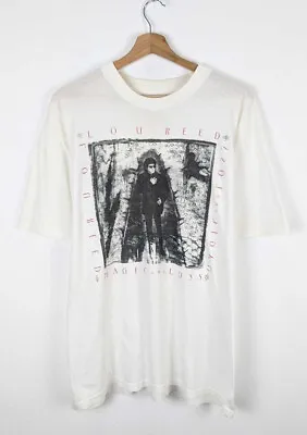 1992 Vintage Lou Reed Magic And Loss Shirt Classic White Unisex S-4XL CC1980 • $22.79