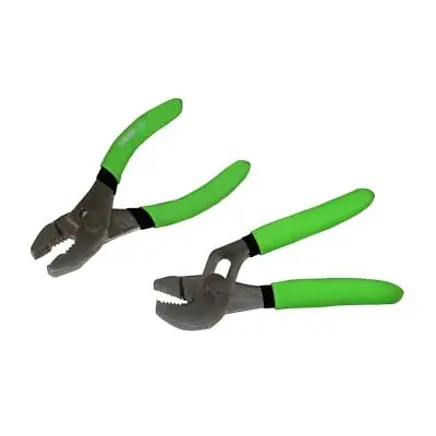 Grip 2pc 4  Groove Joint Slip Joint Mini Pliers Steel Cushion Grip Set 57015 • $11.66