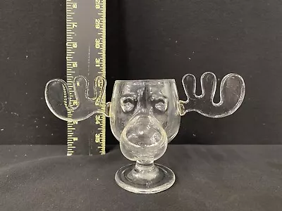 National Lampoon's Christmas Vacation Moose Reindeer Head Glass Mug Cup • $14.39