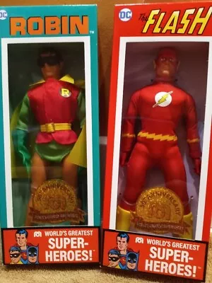MEGO- DC 50th Anniversary Super Hero's Collection-Robin/Flash-Bonus Buy Lot! • $119.95
