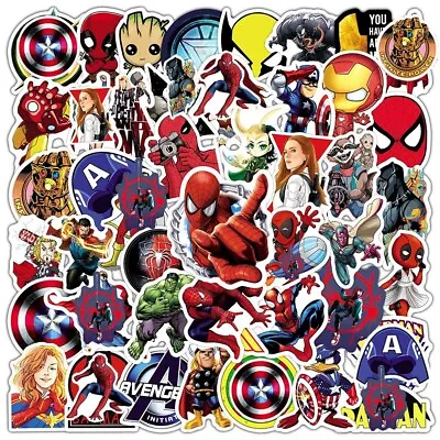 £1.75 • Buy Marvel Spider-Man Iron  Hulk Avengers Thanos Thor Random Sticker Bundle Of 10