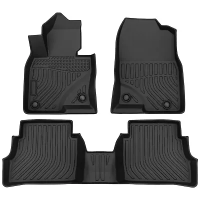 Car Floor Mats For 17-23 Mazda CX-5，All-Weather TPE Rubber Floor Mats Black • $58.36