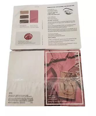 Mary Kay Color Cards Set Of 2 10 Cards For Brown Eyes New & Sealed L@@K!!! • $13