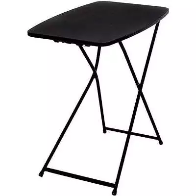 26  Adjustable Height Personal Folding Table Black • $20.48