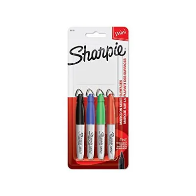 Sharpie 35113PP Mini Permanent Markers Fine Point Assorted Colors 4 Count • $11.08