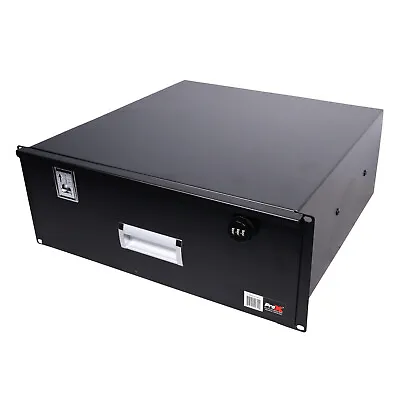 Prox 4 Space Deep Rack Drawer With Lock & Key For ATA Rack Road Cases  • $129.99