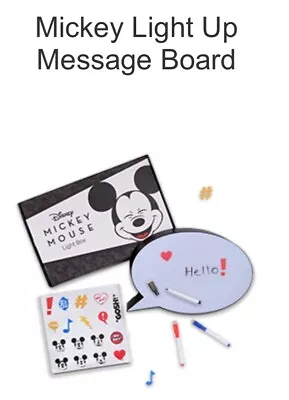 MICKEY MOUSE LED Light Box Message Board Disney Movie Club Exclusive NEW SEALED • $33.99