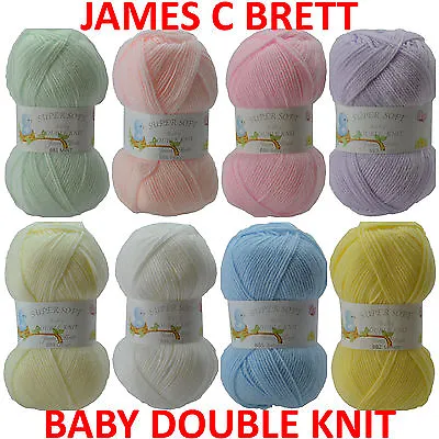 James C Brett Baby DK Yarn - All Colours - 100g - Knitting Wool - Free P&P ❤️🌟 • £3.48