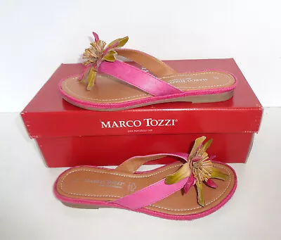 Marco Tozzi Ladies Womens Shoes Leather Designer Sandals RRP £49 New UK Size 8 • £22.98