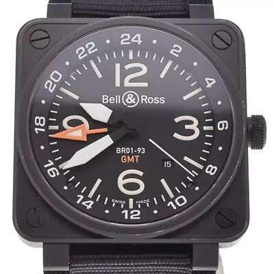 Bell＆Ross BR01-93 GMT BR01-93 GMT-R Black Dial Automatic Men's Watch N#129671 • $1850.80