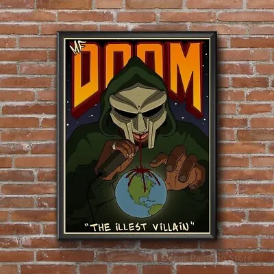 MF Doom The Illest VillainCanvas Poster Wall Art Home Decor • $27.99