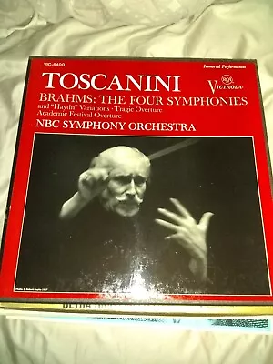 LP RCA Victrola VIC-6400 / Toscanini-NBC / Brahms The Four Symphonies / Haydn • $19.99