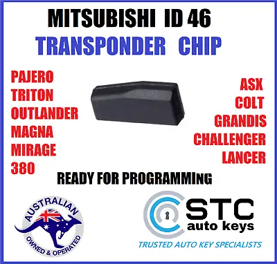 $12.55 • Buy 46 Mitsubishi Remote Key Transponder Chip Pajero Triton Outlander Lancer Mirage
