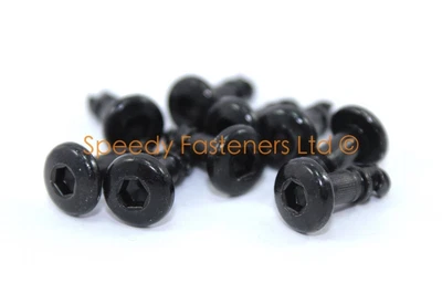 £1.80 • Buy Black 17mm Hex Allen Key Dzus Fairing Stud Bolt Pin Ducati Aprilia Honda Yamaha