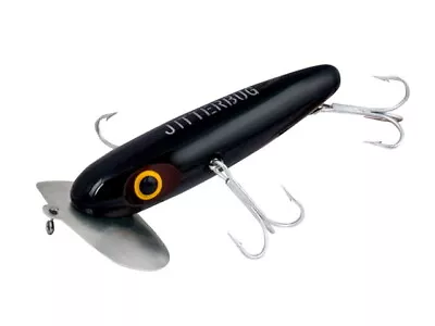 G700 Arbogast Jitterbug 700 Series 1-1/4 Oz Black Fishing Topwater Lure • $12.68