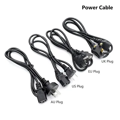 AC Power Cord Lead Cable 3PIN AU EU 10A For PC Computer TV Monitor Printer LCD  • $7.69