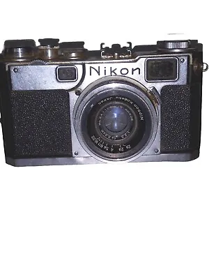 $229.89 • Buy Vintage Nikon S2 35mm Rangefinder Film Camera 50 Mm 